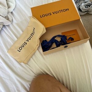 Louis Vuitton box with dust bag and wrapping ribbon